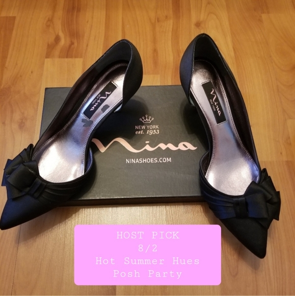 Nina Shoes - Nina heels in black size 8 NWOT
